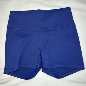 NWT Fabletics Navy Bike Shorts